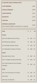 Menu Extrême Orient - A siroter chaud et vins