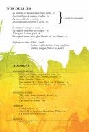 Menu Kim Oanh - Délices et boissons