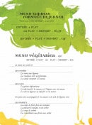 Menu Kim Oanh - Formule déjeuner et plats végétariens 