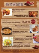 Menu La Grange Africaine - Plats
