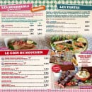 Menu La mangoune - Les bourriols, tartas, frites,...