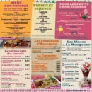 Menu La mangoune - Les formules, fromages, desserts,...