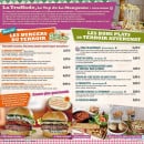 Menu La mangoune - Les burgers et plats
