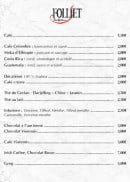 Menu Le 1513 - Grog, cafe, thé,.....
