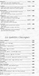 Menu Le 1513 - Les galettes classiques