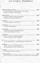 Menu Le 1513 - Les crêpes flambées
