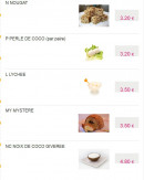 Menu Okinawa - Les desserts