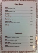 Menu Restaurant Kazmia - Les pains maison et desserts