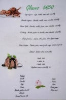 Carte et menu de Pizzeria des Oliviers à Puy Guillaume — Les glaces