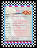 Menu Blue Grill - Les pizzas