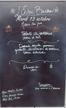 Carte et menu de L'Entre Bouches à Chamalieres — Mardi 13 octobre 2026. Bon appétit.