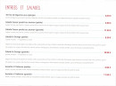 Carte et menu de La Grange Brasserie Pizzeria à Pont du Chateau — Entrées et salades
