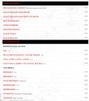 Menu Chicano Pizza - Les boissons et desserts