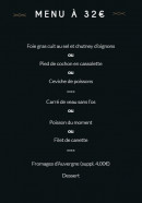Menu Auberge de la Loue - Menu à 32€