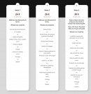 Carte et menu de La Ferme du Gelat à Besse et Saint Anastaise — Menu