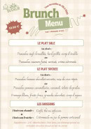 Carte et menu de Le Bar'oudeur à Besse et Saint Anastaise — Le brunch menu