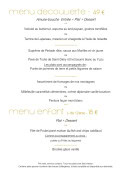 Menu Mildiss - Le menu découverte et menu enfant