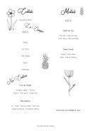 Menu Mildiss - Les cocktails, mocktails