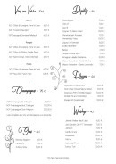 Menu Mildiss - Les boissons suite