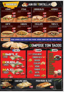 Menu O, Crosty - Les sandwichs et tacos