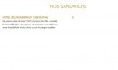 Menu Oncle Sam's - Les sandwichs