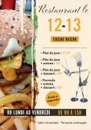 Carte et menu Restaurant Le 12/13 Cournon-d'Auvergne