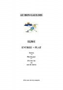 Carte et menu de Au Bon Gaulois à Saint Julien Puy Laveze — menu à 11.50€