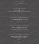 Carte et menu de L'Auberge des 4 Chemins à Peschadoires — Les menus à emporter