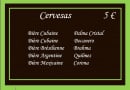 Menu Habanita Chic - Cervesas