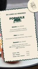 Carte et menu de Le Cristal à Pau — Menu 1