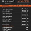 Carte et menu de Georges and Co à Bayonne — Les plats à emporter