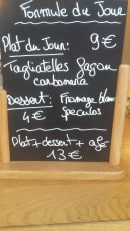 Menu Stevenot - Exemple de menu