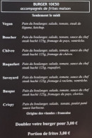 Menu Speedo by eurofood - Les burgers