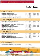 Menu La Maison Des Lacs - Les vins