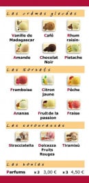 Menu La Maison Des Lacs - Les desserts (suite)