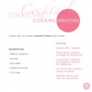 Menu Lhospital - cocktail