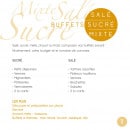 Menu Lhospital - les buffets