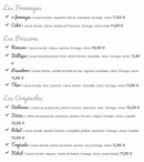 Menu mets gusto - les pizzas page 2