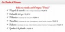 Menu mets gusto - les viandes, poissons
