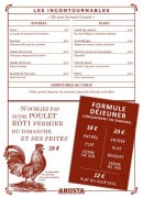 Menu Arosta Campagne et Gourmandise - Les incontournables 