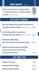 Menu Biarritz Beach - Menu enfant , plats et galettes 