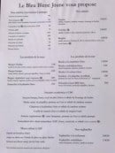 Menu Bleu Blanc Jaune - les plats