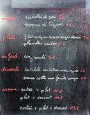 Menu Chezzeli - exemple de menu