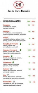 Carte et menu de Ona Garazi à Saint Jean Pied de Port — Les gourmandes