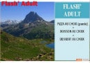 Menu Flash'pizza - Le menu adulte