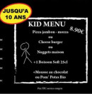 Menu La Factory - Kid menu