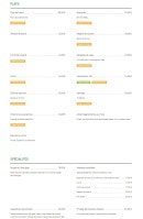 Menu Pression Paloise Chez Linda - Les plats et spécilaités