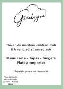 Menu Gozategia - Carte et menu Gozategia
, Ayherre