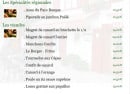 Menu Ogibarnia - Spécialités régionales et viandes