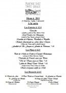 Carte et menu de Auberge Chez Tante Ursule à Cambo les Bains — Menu à 28€, entrées, plats,...